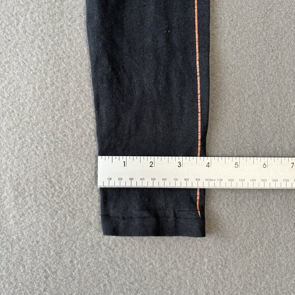 VTG 2003 Harley Davidson Black Long Sleeve T-shirt V-neck Top Womens S Biker USA - Picture 5 of 11